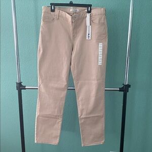 Code BleuJeans Warm Taupe Beige Chelsea Straight Leg Classic Rise Slimming Panel